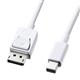 �T�����T�v���C �~�j-DisplayPort�ϊ��P�[�u��2m KC-DPM2W
