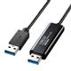 �T�����T�v���C �h���b�O���h���b�v�Ή�USB3.0�����N�P�[�u��(Mac/Windows�Ή��j KB-USB-LINK4