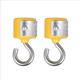 �}�O�l�e�B�b�N �t�b�N �Z�b�g �I�u 2�^MAGNETIC HOOK SET OF 2 YELLOW�@B520-329YL