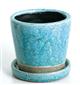 �J���[�O���C�Y�h�|�b�g�@�^�[�R�C�Y�^COLOR GLAZED POT  TURQUOISE